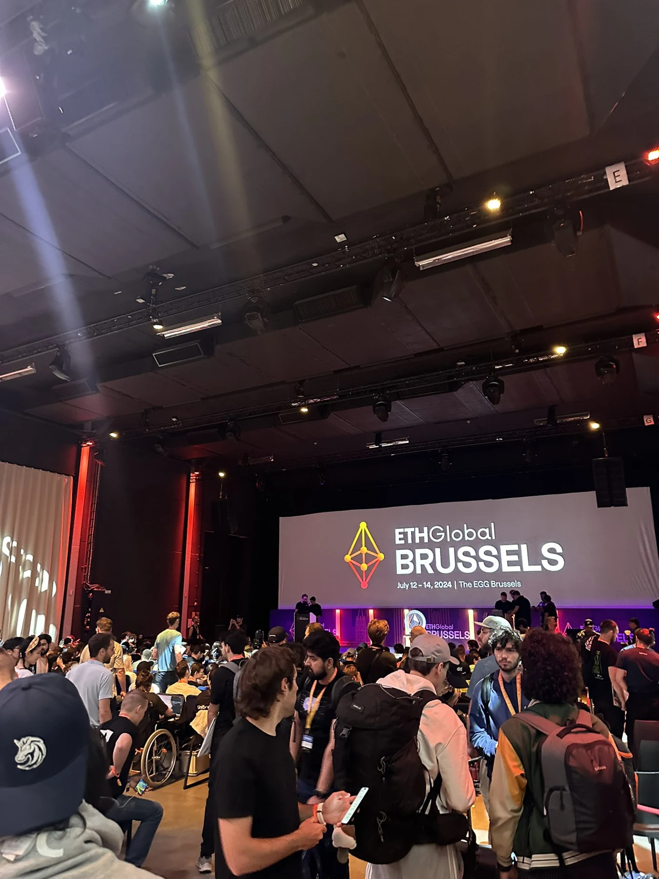 Web3 community at ETHGlobal Brussels — portfolio event context